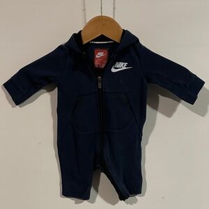 Nike Dark Blue Kids Footie One Piece